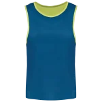 Fluor geel - blauw trainingshesje