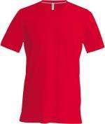 Heren T-shirt korte mouw met V-hals