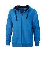 Men´s Contrast Hooded Jacket James Nicholson