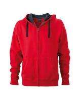 Men´s Contrast Hooded Jacket James Nicholson