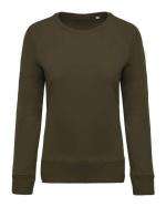 Dames Sweater BIO Ronde Hals Raglan Mouwen
