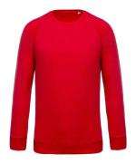 Heren Sweater BIO Ronde Hals Raglan Mouwen
