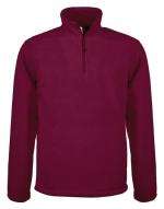 Enzo - Fleece met ritskraag Kariban Wine