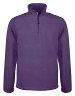 Enzo - Fleece met ritskraag Kariban Purple