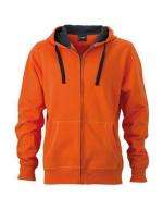 Men´s Contrast Hooded Jacket James Nicholson