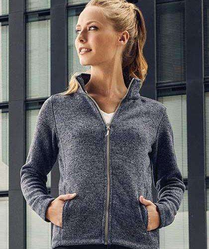 Womens Knit Fleece Jacket C+