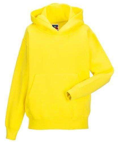 Gele Kinder Hoodie van Russell