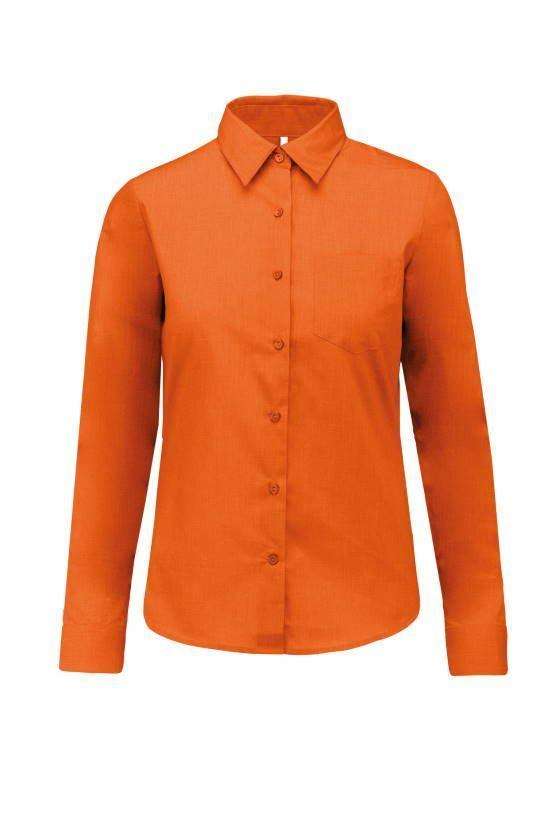 Oranje Dames Overhemd Oranje Dames Overhemd